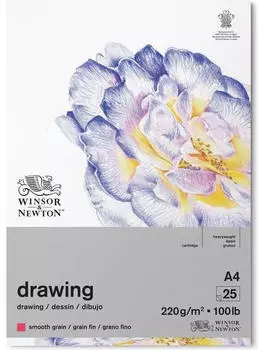 Winsor & Newton Zeichenpapier-Block Naturweiß A4 (6689741)