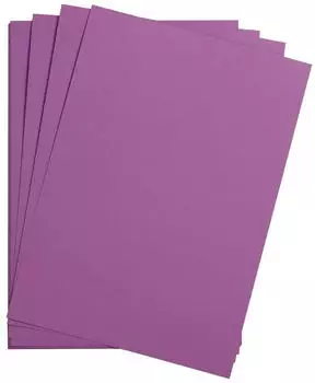 Clairefontaine 47959C Packung (mit 25 B&ouml;gen Zeichenpapier Maya 70 x 100 cm 270g glatt ideal f&uuml;r Trockentechnik und Einrahmen) violett