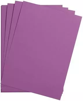 Clairefontaine 48159C Packung (mit 25 B&ouml;gen Zeichenpapier Maya DIN A2 42 x 59,4 cm,270g glatt ideal f&uuml;r Trockentechnik und Einrahmen) violett