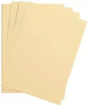 Clairefontaine 97973C Packung (mit 25 B&ouml;gen Zeichenpapier Maya DIN A1 59,4 x 84 cm 270g glatt ideal f&uuml;r Trockentechnik und Einrahmen) chamois