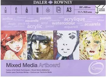 Daler Rowney DR A3 Optima Mixed Media Pad GDAOMBPA3