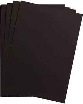Clairefontaine Fotopapier Maya Bastelkarton 50x70cm 185g 25 Bogen - Schwarz 975450C Ries Schwarz 386 50 cm x 0,5 cm