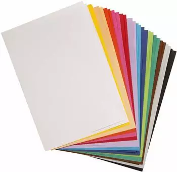 Clairefontaine Maya Bastelkarton A2 185g/m², lebendige Farben sortiert (975598C)