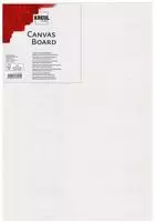 Kreul Malkarton 601010 Canvas Board, 10 x 15 cm, wei&szlig;, 4-fach grundiert, 100%