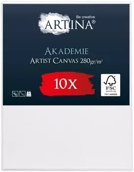 Artina Artina Keilrahmen Leinwand Akademie 40x50cm 10er Set