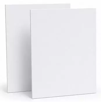 Artina Artina Keilrahmen Malkarton Malpappe 50x70cm 2er Set 3mm dick 100% Baumwolle 3-fach grundiert 280g/m²