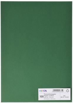 Heyda Tonpapier DIN A4 100 Blatt dunkelgrün