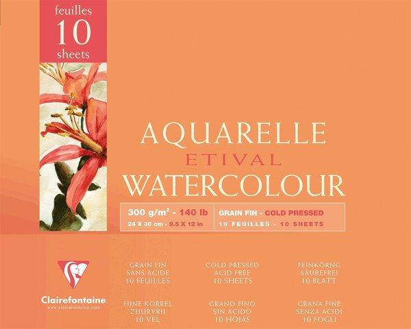 Clairefontaine Aquarellblock 24 x 30 cm (96571C)