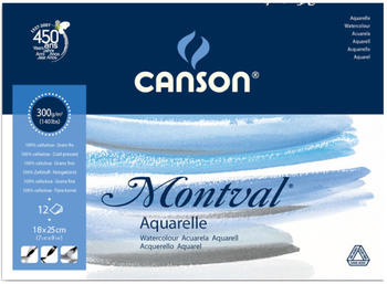 Canson Zeichenpapierblock Montval DIN A3 300 g/qm (C200807320)