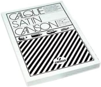 Canson-Infinity Canson Zeichenpapier 500 x 650 mm Hochtransparent 90-95 g-qm Satinierte Oberfläche (11117)