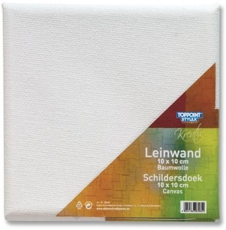 TOPPOINT Stylex Leinwand 10x10cm (6 Stück)