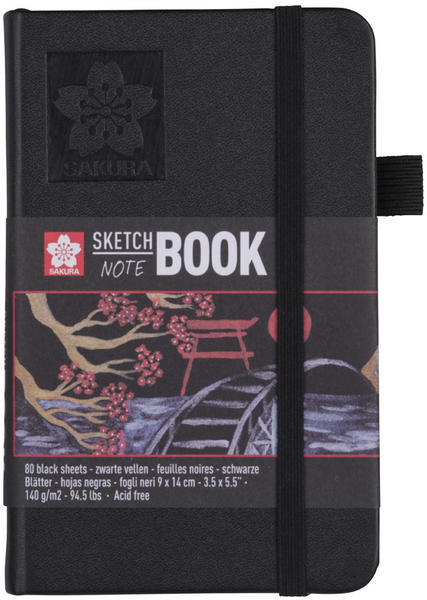 Sakura Skizzenbuch 210 x 297 mm schwarz (94141005)