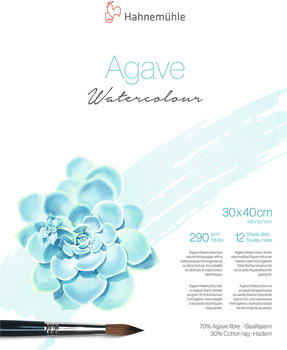 Hahnemühle FineArt Hahnemühle Agave Watercolour Aquarellpapier 30 x 40 cm 12 Blatt weiß (10625402)