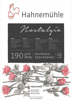 Hahnemühle Nostalgie Skizzenblock A3 50 Blatt weiß (10628211)