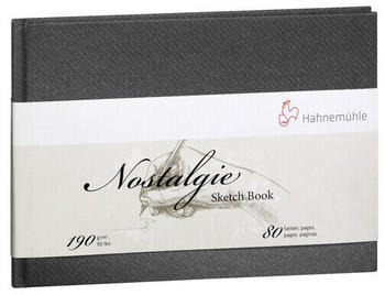 Hahnemühle Nostalgie Skizzenbuch A6 Querformat 40 Blatt/80 Seiten weiß (10628691)