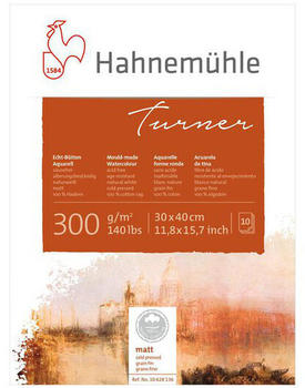 Hahnemühle FineArt Hahnemühle Turner Aquarellblock 24 x 32 cm 10 Blatt weiß (10628135)