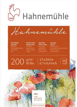 Hahnemühle FineArt Hahnemühle Aquarellblock 17 x 24 cm 20 Blatt weiß (10628022)