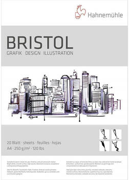 Hahnemühle Bristol Zeichenpapier A4 20 Blatt weiß (10628722)
