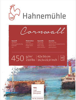 Hahnemühle Cornwall Aquarellblock 42 x 56 cm 10 Blatt weiß (10628421)
