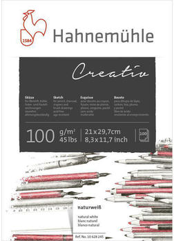 Hahnemühle Creativ Zeichenblock A4 100 Blatt weiß (10628248)