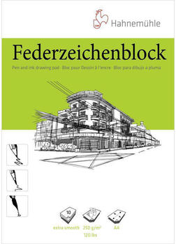 Hahnemühle Federzeichenblock A4 10 Blatt weiß (10628701)