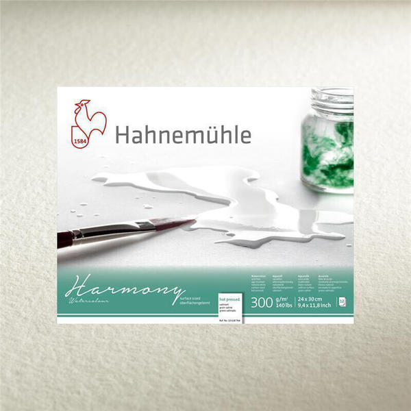 Hahnemühle Harmony Watercolour Aquarellblock A3 12 Blatt weiß (10628761)