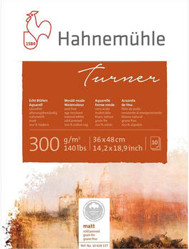 Hahnemühle FineArt Hahnemühle Turner Aquarellblock 36 x 48 cm 10 Blatt weiß (10628137)