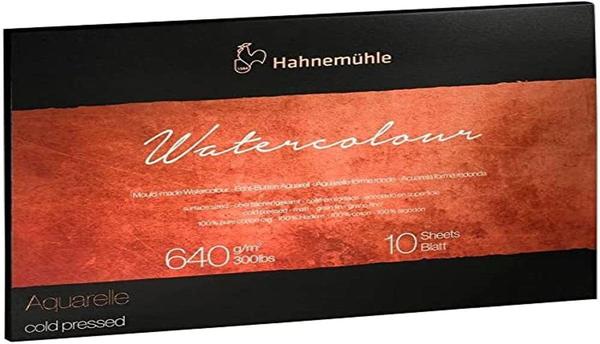 Hahnemühle The Collection Watercolour Aquarellpapier 30 x 40 cm 10 Blatt weiß (10625131)