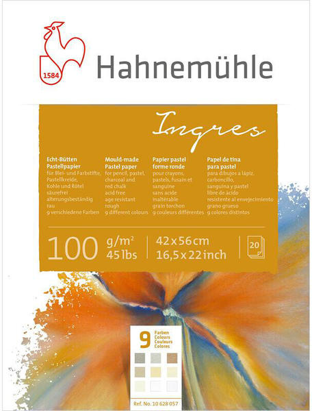Hahnemühle FineArt Hahnemühle The Collection Ingres Pastell 9 Farben 42 x 56 cm 20 Blatt (10628057)