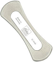 Erbe Solingen Saphir-Rillenfeile &ndash; doppelseitig, grob & fein, 8 cm &ndash;...