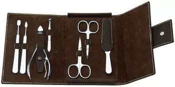 Erbe Solingen Mountain Bear Druckknopf-Etui 7-teilig braun