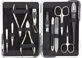 Drei Schwerter Nagelpflegeset Imola Leder schwarz (11-tlg.)