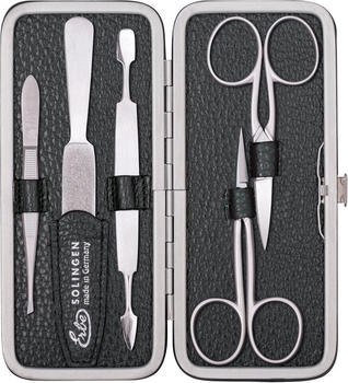 Becker Erbe Bügel-Etui Piemont 5-teilig schwarz