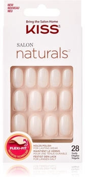 Kiss Salon Natural Break Even false nails 28 pc