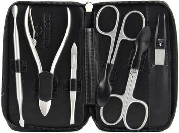 Windrose Ambiance Leather Manicure-Set 12,5 cm schwarz