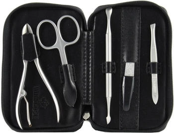 Windrose Ambiance Leather Manicure-Set 12 cm schwarz