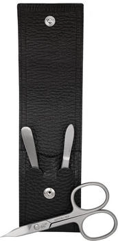 Becker Erbe Piemont Druckknopf-Etui 3-teilig schwarz