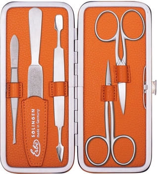 Becker Erbe Bügel-Etui Piemont 5-teilig orange