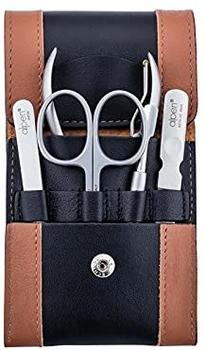 Alpen Maniküre-Set 5-teilig rostfrei schwarz-braun