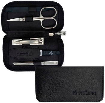 Pfeilring Nappaleder Maniküre-Etui 5-teilig schwarz Pfeilring Nappaleder Maniküre-Etui 5-teilig schwarz