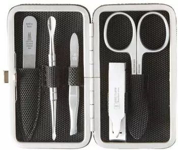 Dreiturm Maniküre-Etui BLACK TEX 5tlg. (948820)