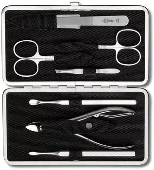 Dreiturm Etui BLACK TEX schwarz (949120)