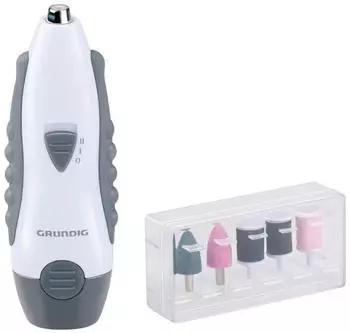 Grundig Manik&uuml;re- & Pedik&uuml;re-Set mit 5 Aufs&auml;tzen