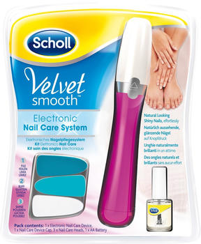 Scholl Velvet Smooth Elektronisches Nagelpflegesystem pink