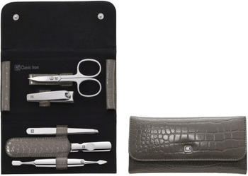 ZWILLING Classic Inox Druckknopf-Etui Rindleder taupe (5-tlg.)