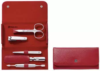 ZWILLING Inox Druckknopf-Etui rot (5-tlg.) ZWILLING Inox Druckknopf-Etui rot (5-tlg.)