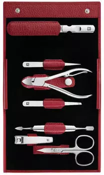 ZWILLING Nagelpflege-Set rot 7-teilig