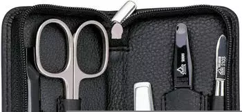 Erbe Solingen Siena Manik&uuml;re-Etui schwarz (5-tlg.)