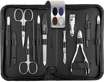 MarQus Maniküre Set Leder schwarz 12-tlg.
