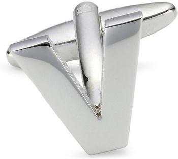 Teroon Unisex-Manschettenknopf Buchstaben Initialen V (608778)